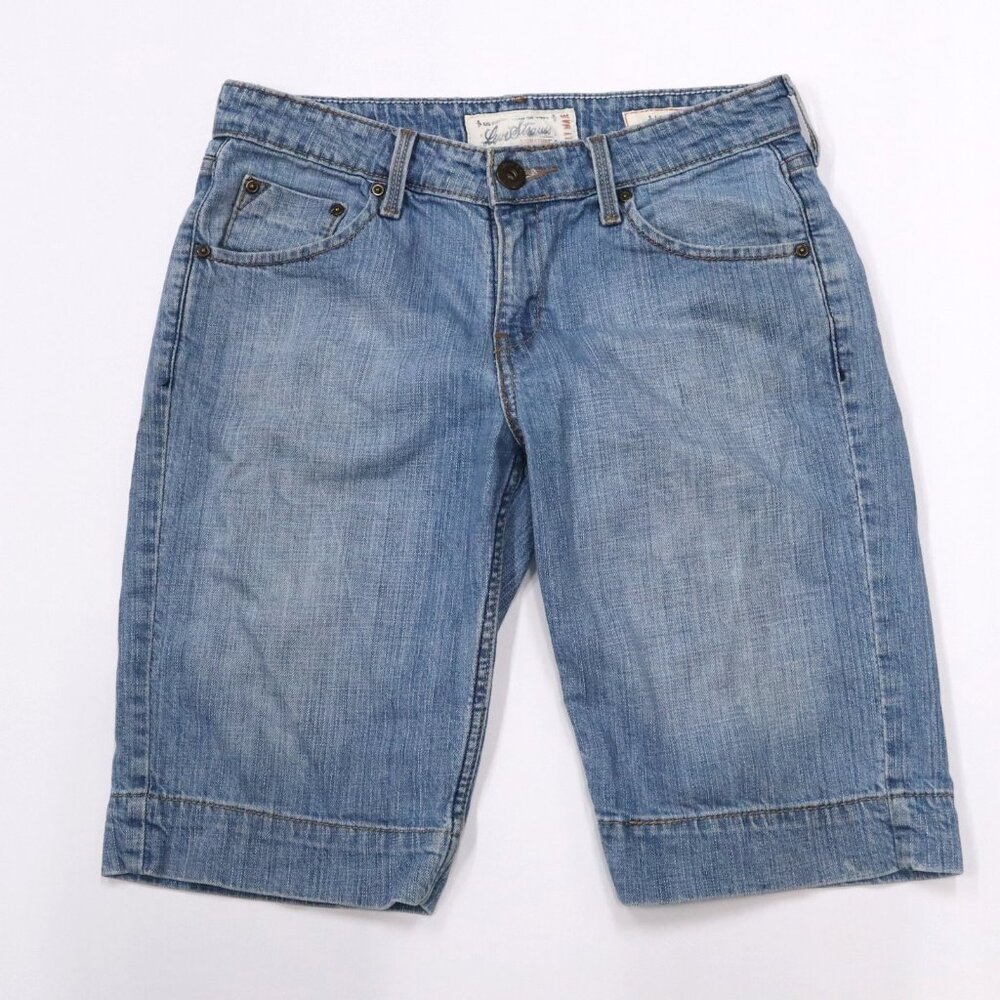 Levi Strauss Signature Women’s Size Misses 6 Jean Shorts Jorts Low Rise